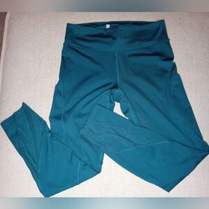 All In Motion, teal leggings, size medium